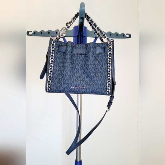 Michael Kors MINA Small Belted Chain Shoulder Crossbody Bag - Picture 1 of 16